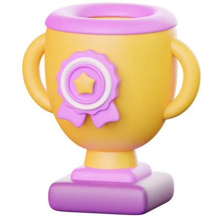 Copa de trofeo  3D Icon