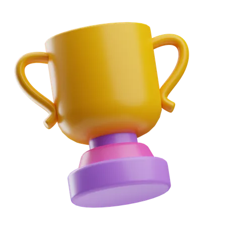 Copa de trofeo  3D Icon