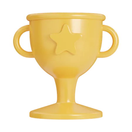 Copa de trofeo  3D Icon