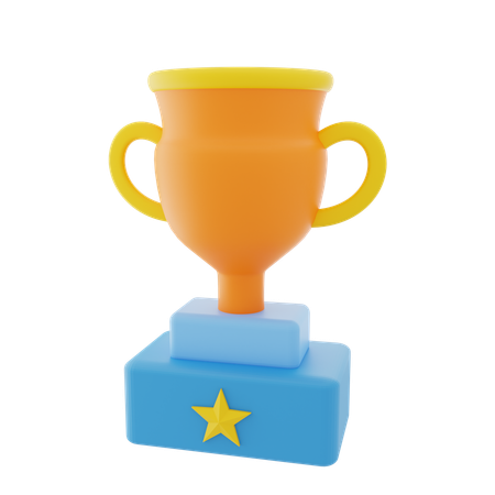 Copa de trofeo  3D Icon