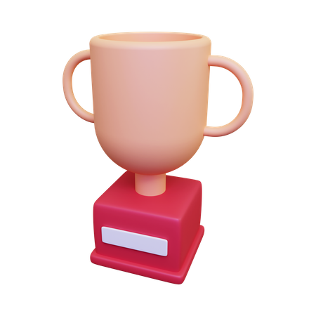 Copa de trofeo  3D Illustration