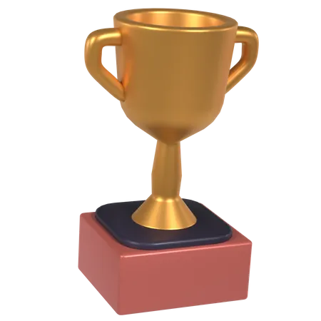 Copa de trofeo  3D Icon