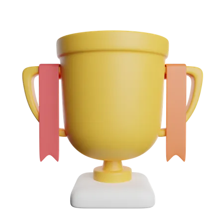 Recompensa Del Ganador Del Trofeo 3D Icon