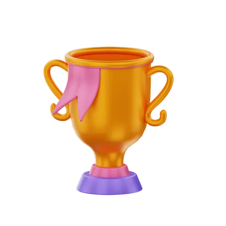 Copa de trofeo  3D Icon