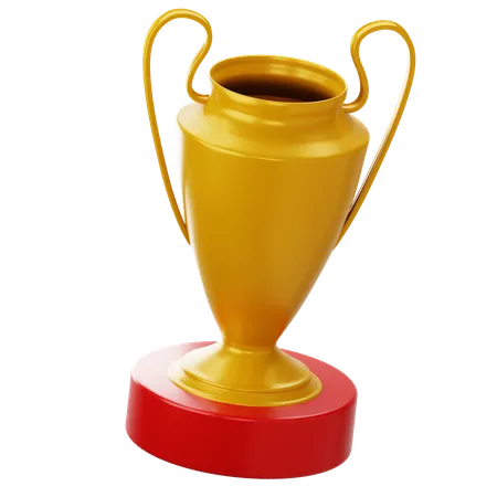 Copa de trofeo  3D Icon