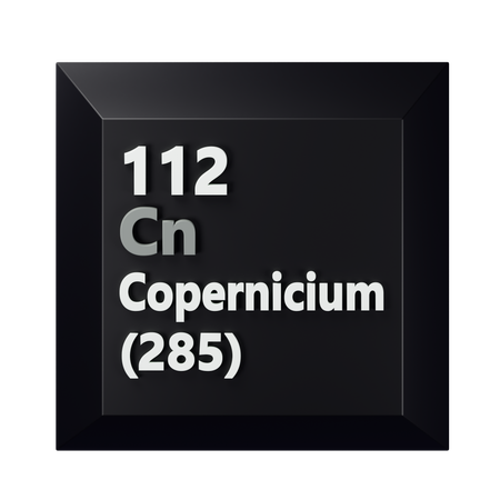 Copernicium  3D Icon
