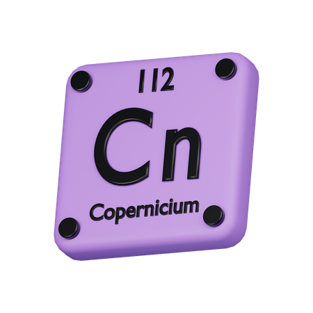 Copernicium  3D Icon