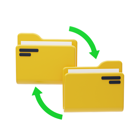 Copiar archivos  3D Icon