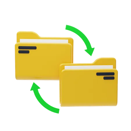 Copiar archivos  3D Icon