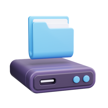 Copia de seguridad de carpeta  3D Icon