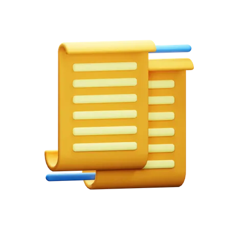 Copiar documento  3D Icon