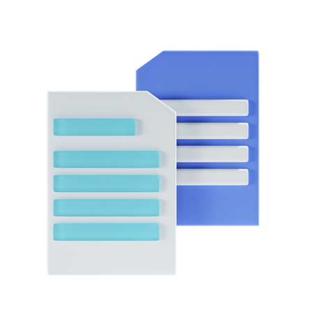 Copiar archivos  3D Icon