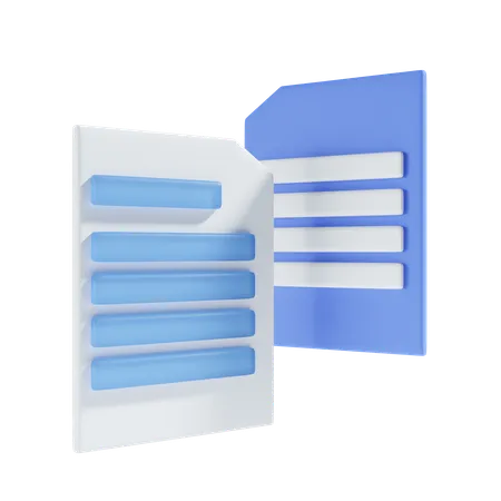 Copiar archivos  3D Icon