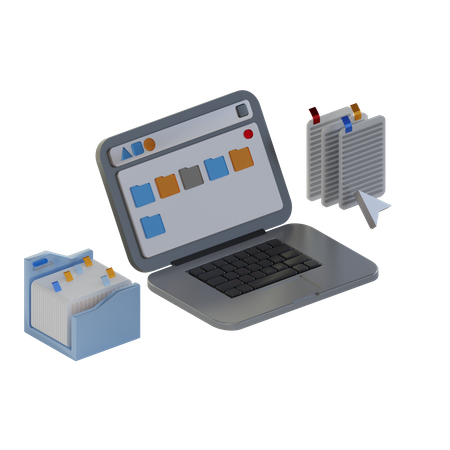 Copiar datos en línea  3D Icon