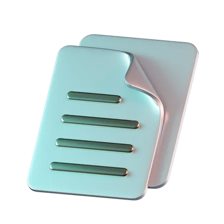 Copiar documento  3D Icon