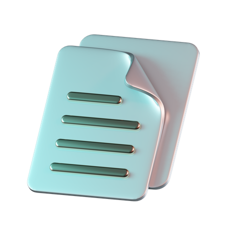 Copier un document  3D Icon