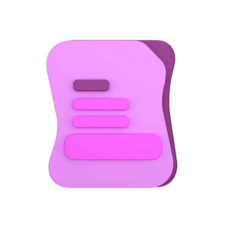 Copier un fichier  3D Icon