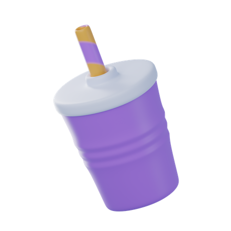 Beber copo  3D Icon