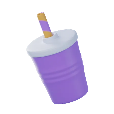 Beber copo  3D Icon