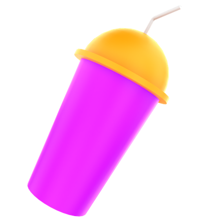 Beber copo  3D Icon