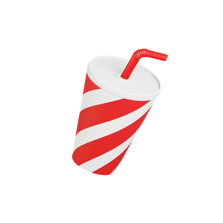 Copo de bebida  3D Icon