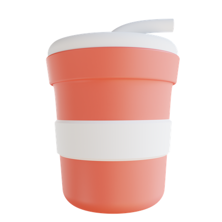Copo de bebida  3D Icon