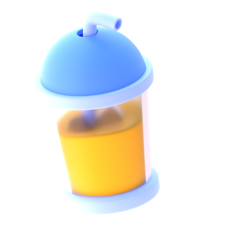 Copo de bebida  3D Icon