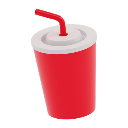 Copo de bebida  3D Icon