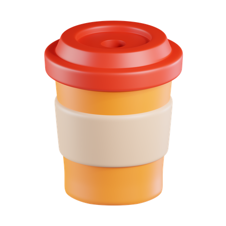 Copo de bebida para viagem  3D Icon