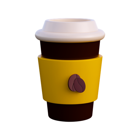 Copo de café  3D Illustration