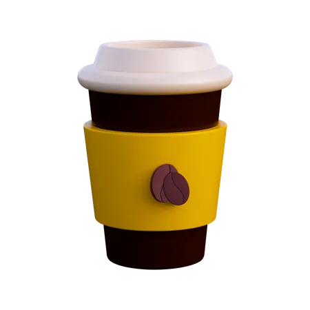 Copo de café  3D Illustration