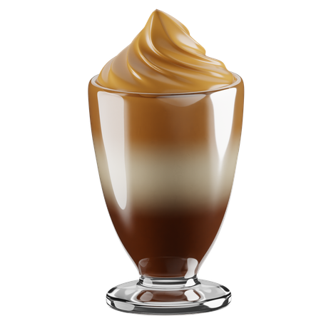 Copo de café com creme  3D Icon
