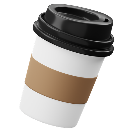 Copo de café frio  3D Icon