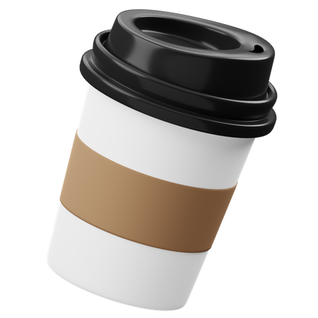 Copo de café frio  3D Icon