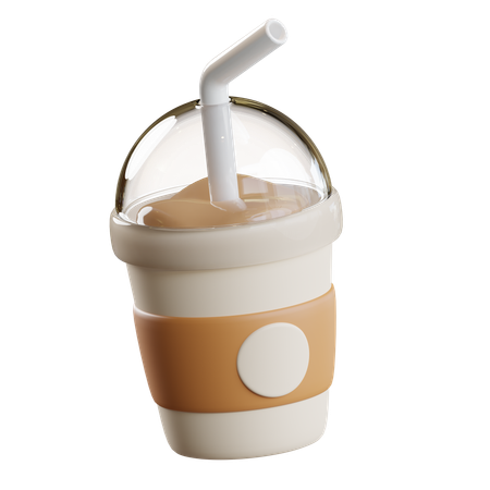 Xícara de café gelado  3D Icon