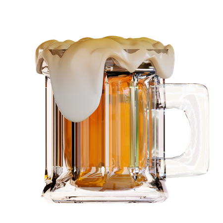 Copo de cerveja  3D Icon