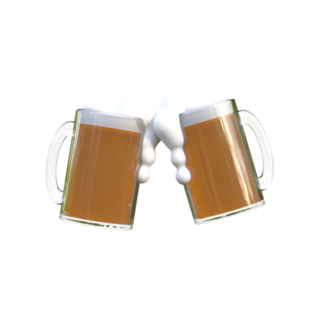 Copo de cerveja  3D Illustration