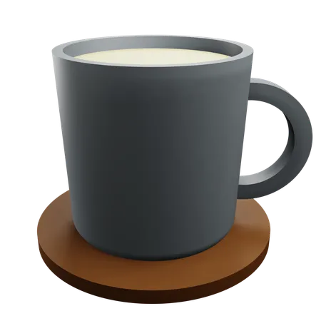 Xícara de leite quente  3D Icon