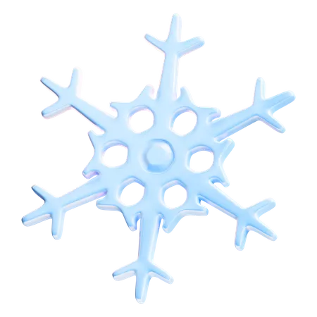 Copo de nieve  3D Icon