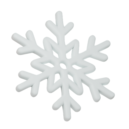 Copo de nieve  3D Icon