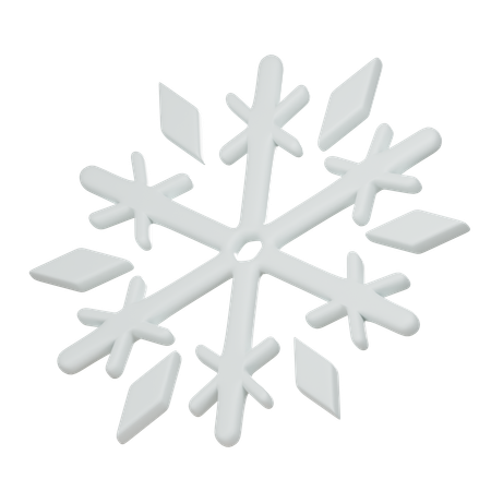 Copo de nieve  3D Icon