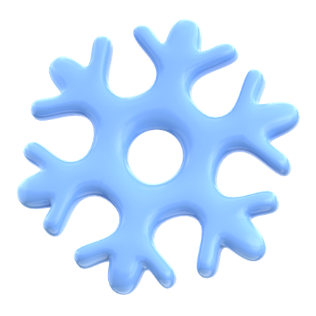 Copo de nieve  3D Icon