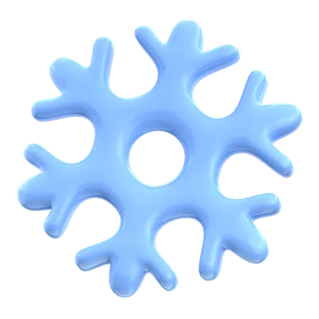 Copo de nieve  3D Icon