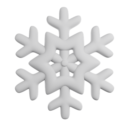 Copo de nieve  3D Icon