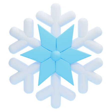 Copo de nieve  3D Icon