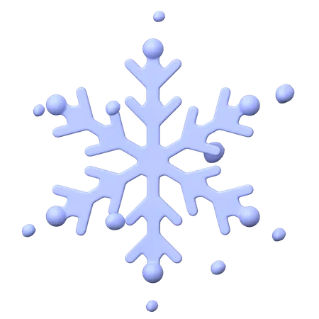 Copo de nieve  3D Icon