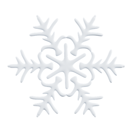 Copo de nieve  3D Icon