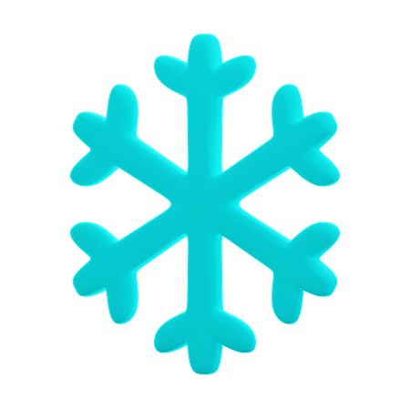 Copo de nieve  3D Icon