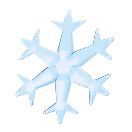 Copo de nieve  3D Icon