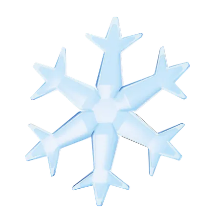 Copo de nieve  3D Icon